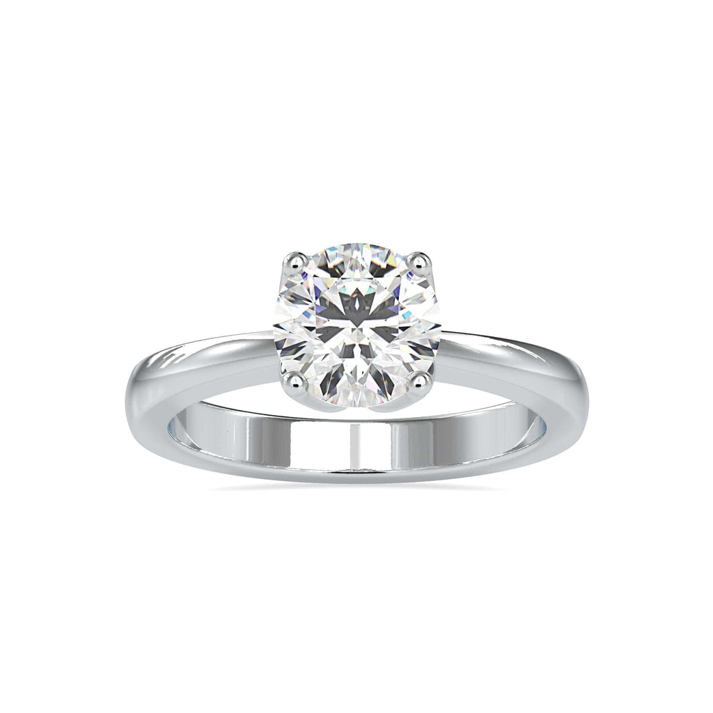 Jewelove™ Rings Women's Band only / VS J 0.50cts. Solitaire Platinum Engagement Ring JL PT 0107