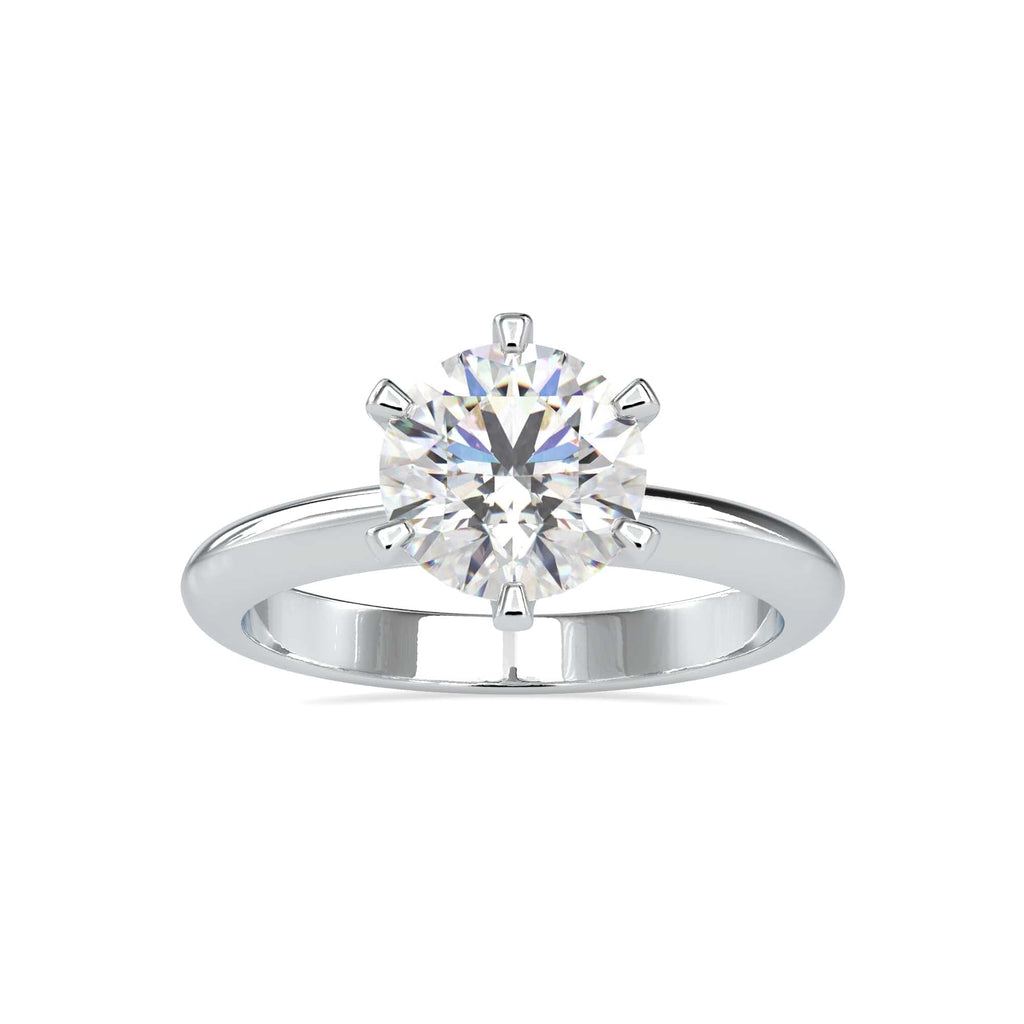 Jewelove™ Rings Women's Band only / VS J 0.50cts. Solitaire Platinum Engagement Ring JL PT 0174-A