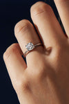 Jewelove™ Rings 0.60 cts. H VVS1 Solitaire Platinum Ring