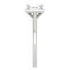 Jewelove™ Rings I VS / Women's Band only 0.70 cts Princess Cut Solitaire Square Halo Diamond Platinum Ring JL PT RH PR 115