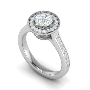 Halo Diamond Ring