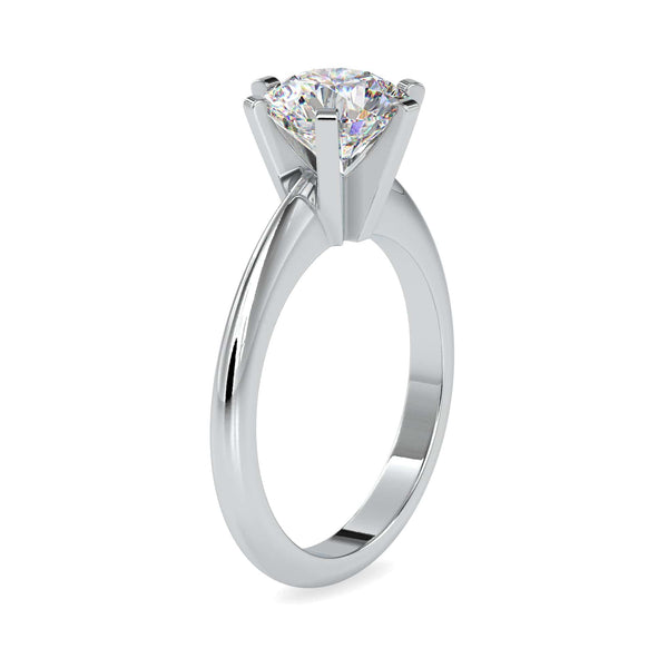 Jewelove™ Rings Women's Band only / VS J 0.70 cts. Solitaire Platinum Solitaire Engagement Ring JL PT 0032