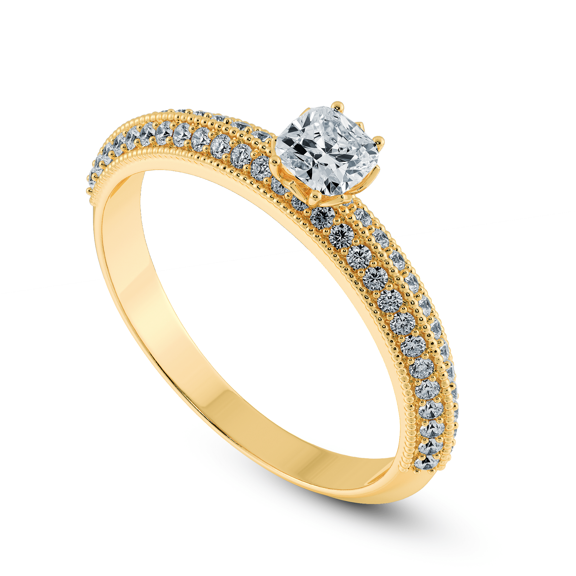 Engagement gold sales ring for women