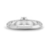 Jewelove™ Rings Women's Band only / VVS G 0.70cts. Cushion Cut Solitaire Diamond Split Shank Platinum Engagement Ring JL PT 1187-B