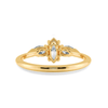 Jewelove™ Rings Women's Band only / VS I 0.70cts. Marquise Cut Solitaire with Pear Cut Diamond Accents 18K Yellow Gold Ring JL AU 1208Y-B