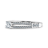 Jewelove™ Rings I VS / Women's Band only 0.70cts Princess Cut Solitaire Diamond Split Shank Platinum Ring JL PT 1178-C