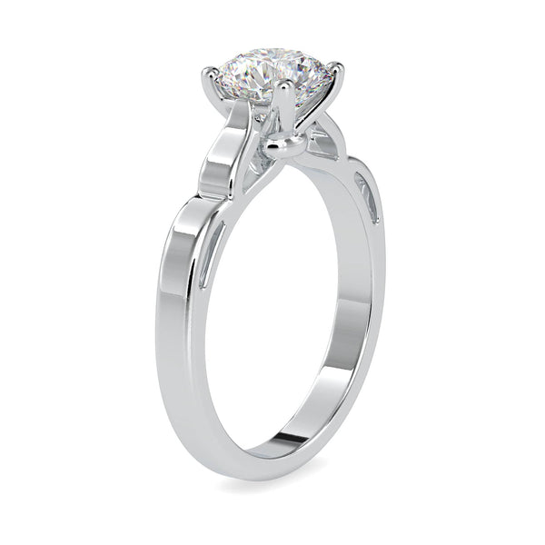Jewelove™ Rings Women's Band only / VS J 0.70cts. Solitaire Designer Platinum Engagement Ring JL PT 0185