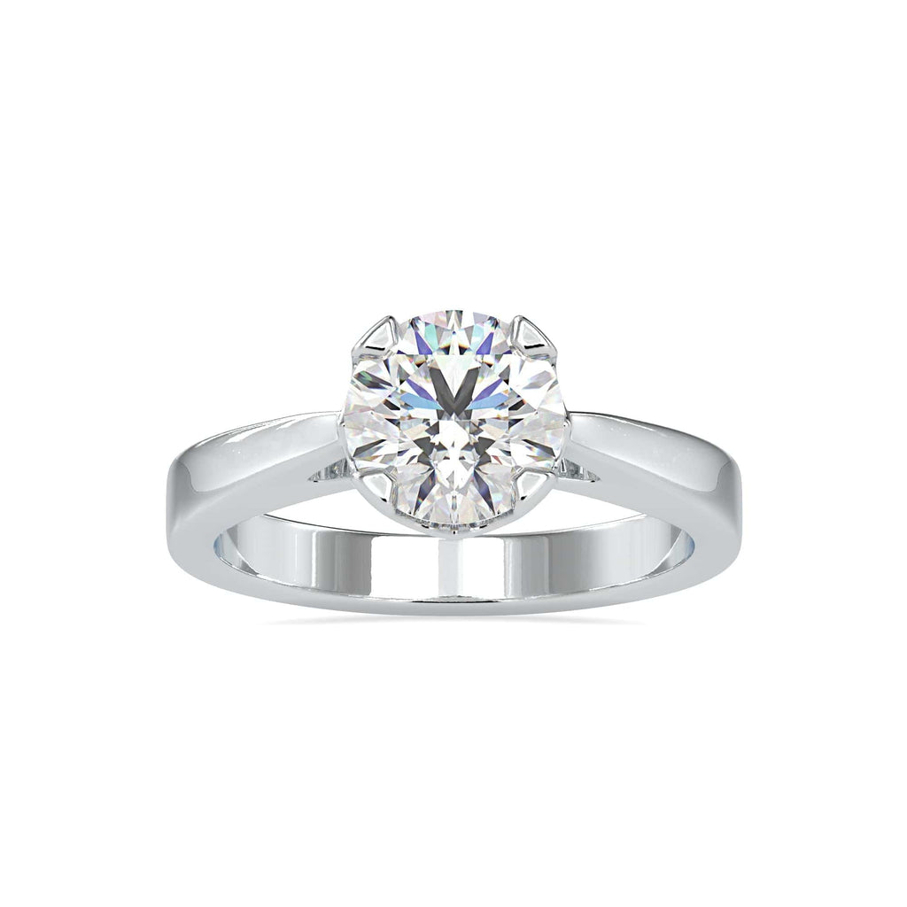Jewelove™ Rings Women's Band only / J VS 0.70cts. Solitaire Platinum Engagement Ring JL PT 0138-B
