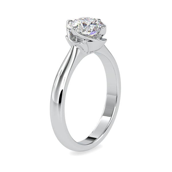 Jewelove™ Rings Women's Band only / VS J 0.70cts. Solitaire Platinum Engagement Ring JL PT 0186