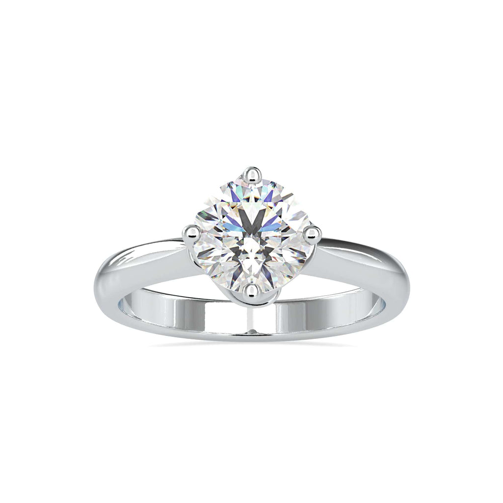 Jewelove™ Rings Women's Band only / VS J 0.70cts. Solitaire Platinum Engagement Ring JL PT 0186