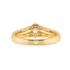 Jewelove™ Rings Women's Band only / VS I 0.70ts. Pear Cut Solitaire Diamond Split Shank 18K Yellow Gold Ring JL AU 1183Y-B