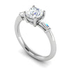 Jewelove™ Rings J VS / Women's Band only 0.90 cts. Platinum Solitaire Diamond Ring JL PT R3 RD 118-A