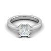 Jewelove™ Rings VS I / Women's Band only 1.00 cts Princess Cut Solitaire Platinum Diamonds Ring JL PT RS PR 131