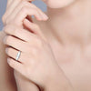 Jewelove™ Rings VS I / Women's Band only 1.00 cts Princess Cut Solitaire Platinum Ring JL PT RS PR 130