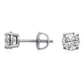 Jewelove™ Earrings Platinum 1.40cts. Diamond Solitaire Earrings SJ B 282