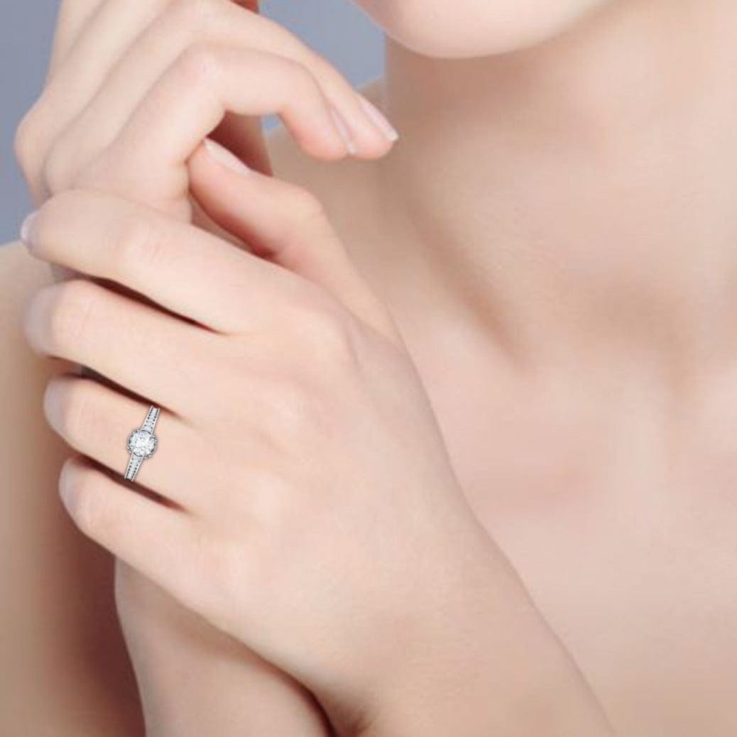 Small Diamond Engagement Rings Making Big Statements