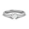 Jewelove™ J VS / Women's Band only 1 Carat Solitaire Platinum Ring JL PT RS RD 100