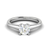 Jewelove™ J VS / Women's Band only 1 Carat Solitaire Platinum Ring JL PT RS RD 113