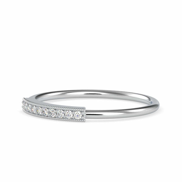 Jewelove™ Rings 10 Diamond Platinum Engagement Ring JL PT 0677
