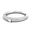 Jewelove™ Rings 10 Pointer Diamond Shank Platinum Ring for Women JL PT R-49
