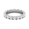 Jewelove™ Rings 10-Pointer Full Eternity Platinum Ring With Diamonds for Women JL PT ET RD 115