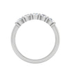 Jewelove™ Rings 15 Pointer Diamond Half Eternity Platinum Ring for Women JL PT WB RD 162