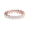Jewelove™ Rings 15 Pointer Eternity Rose Gold Diamond Wedding Ring JL AU RD RN 9272R