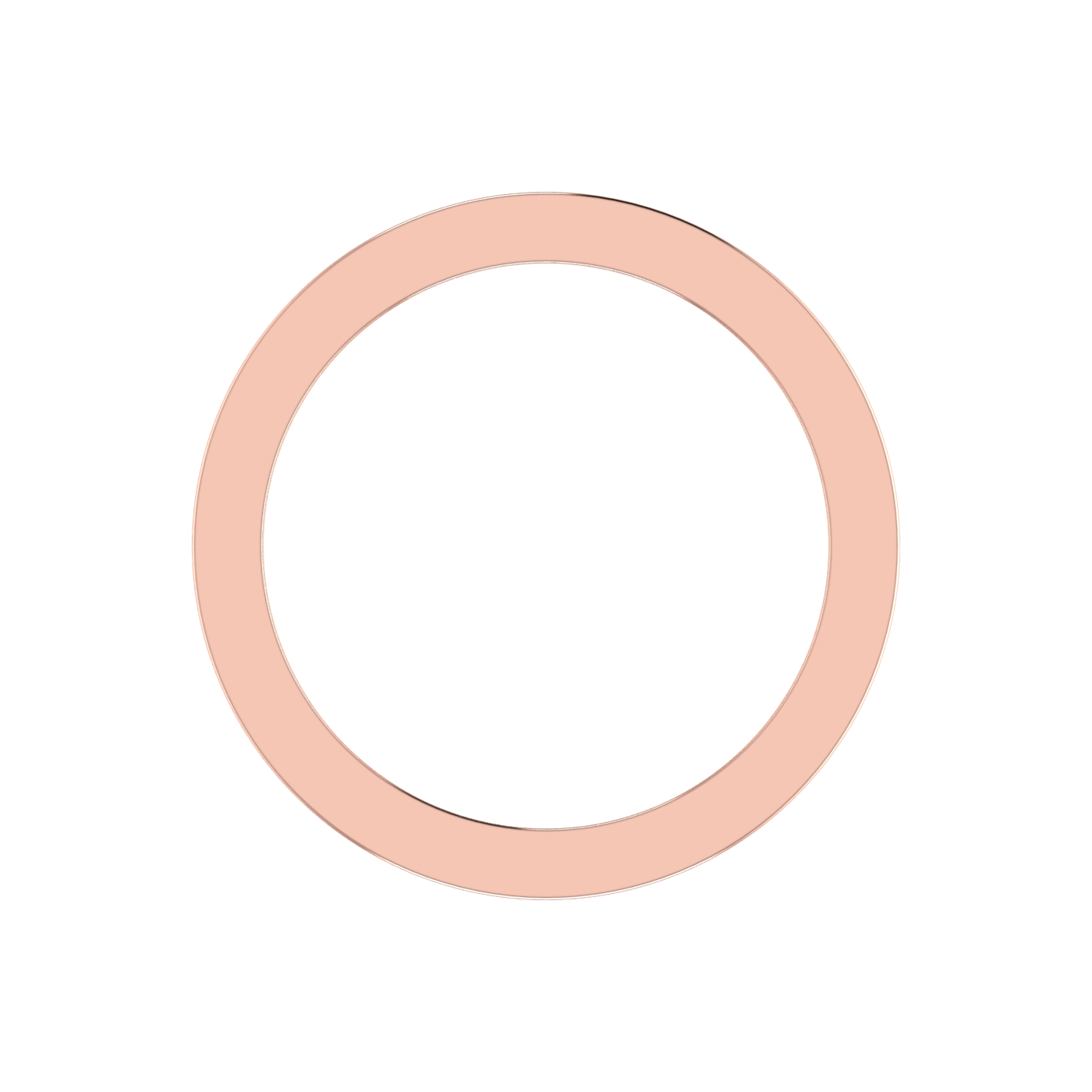 Jewelove™ Rings Women's Band only / VVS GH 15 Pointer Eternity Rose Gold Princess Cut Diamond Engagement Ring JL AU RD RN 9293R