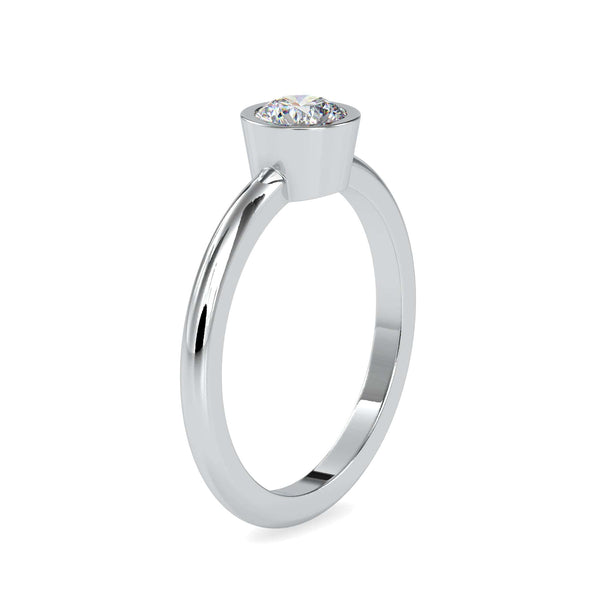 Jewelove™ Rings 15-Pointer Pointer Diamond Platinum Engagement Ring JL PT 0079