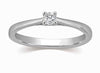 Jewelove™ 15 pointer single diamond ring