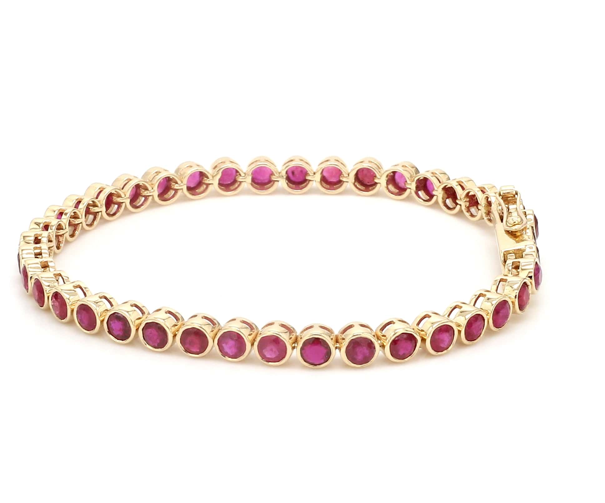 Burmese Ruby Bracelet made in 18k Yellow Gold ( 21.67cts Ruby) - Custom  Title by chrisjewels
