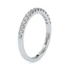 Jewelove™ Rings SI IJ / Women's Band only 18K Rose Gold Half Eternity Ring with Diamonds for Women JL AU US-0003