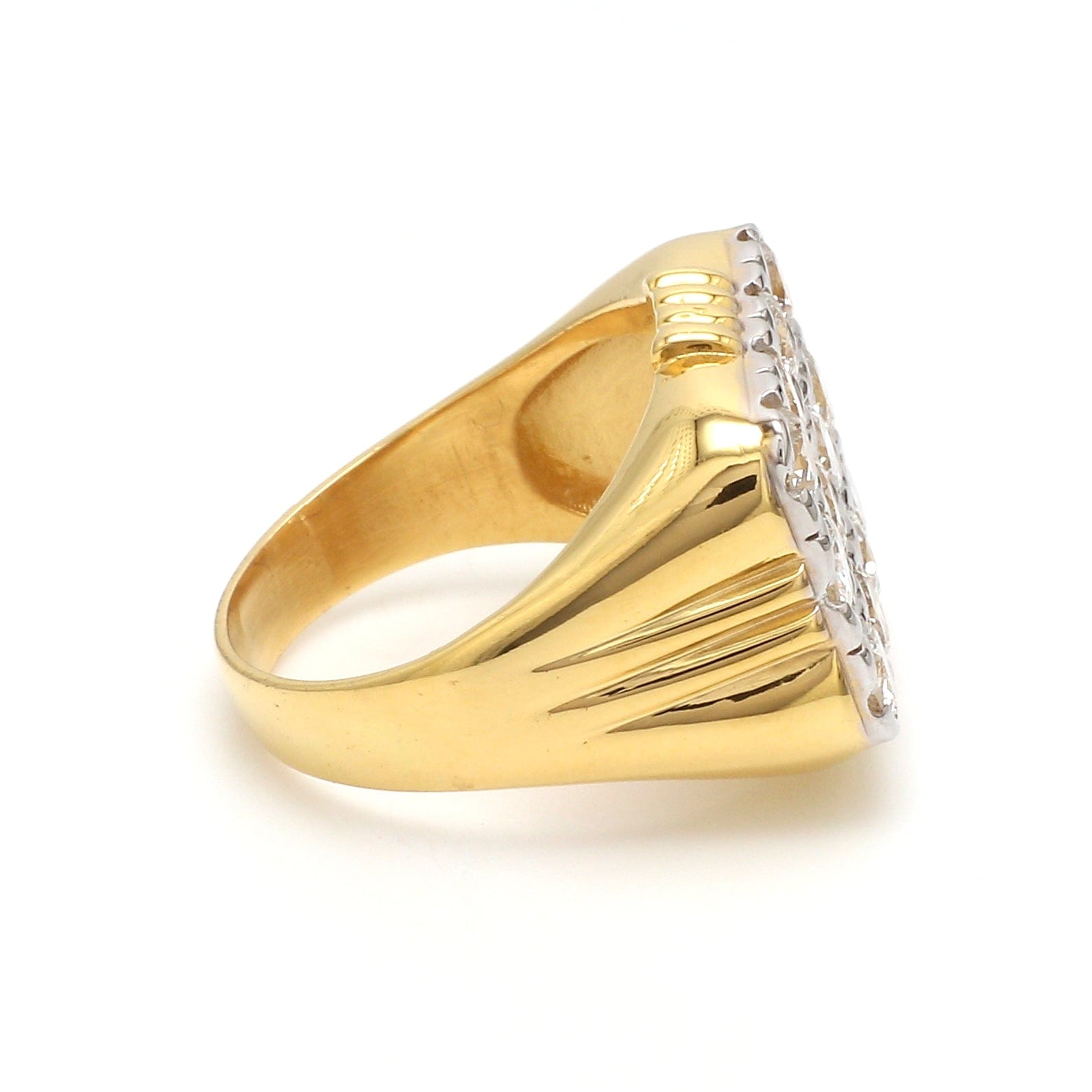 Diamond 18k Gold Men's Rings - Best Prices N Designs| Surat Diamond Jewelry