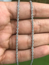 Jewelove™ Chains 2.3mm Cordell Platinum Rope Chain JL PT CH 903