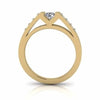 Jewelove™ Rings SI IJ / Women's Band Only 20 Pointer Customised Gold Ring