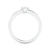 Jewelove™ Rings 20 Pointer Solitaire Platinum Ring with Diamond Accents for Women JL PT 574