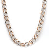 Jewelove™ Chains 22 Inches 22 Inches Ready to Ship Platinum & Rose Gold Chain for Men JL PT CH 902