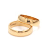 Jewelove™ Rings 22K 5mm Gold Band Couple Rings JL AU 22K