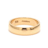 Jewelove™ Rings Yellow Gold / Men's Band only 22K 5mm Gold Band Couple Rings JL AU 22K