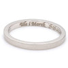 Jewelove™ Rings 2mm Flat Platinum Wedding Ring SJ PTO 222-Flat