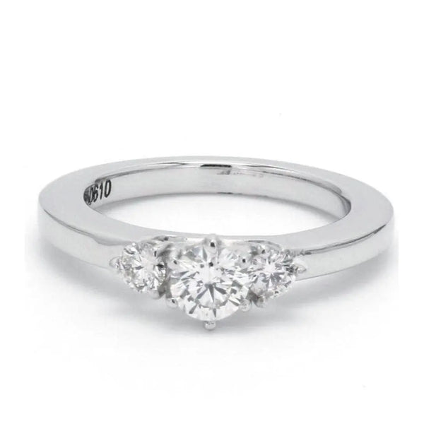 Jewelove™ Rings 3 Diamond Platinum Engagement Solitaire Ring JL PT 326