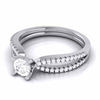 Jewelove™ Rings 30-Pointer Platinum Solitaire Engagement Ring with Split Shank JL PT R-22