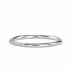 Jewelove™ Rings 5 Diamond Platinum Ring for Women JL PT 0640