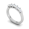 Jewelove™ Rings 5 Diamond Platinum Ring for Women JL PT WB RD 100