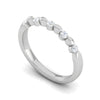 Jewelove™ Rings 5 Diamond Platinum Ring for Women JL PT WB RD 148