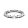 Jewelove™ Rings Women's Band only / SI IJ 5 Diamond Platinum Ring for Women JL PT WB RD 148