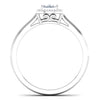 Circle View of 30 Pointer Platinum Halo Princes Cut Diamond Solitaire Engagement Ring JL PT 6997