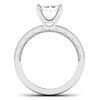Circle View of 30 Pointer Platinum Shank Princes Cut Diamond Solitaire Engagement Ring JL PT 6605