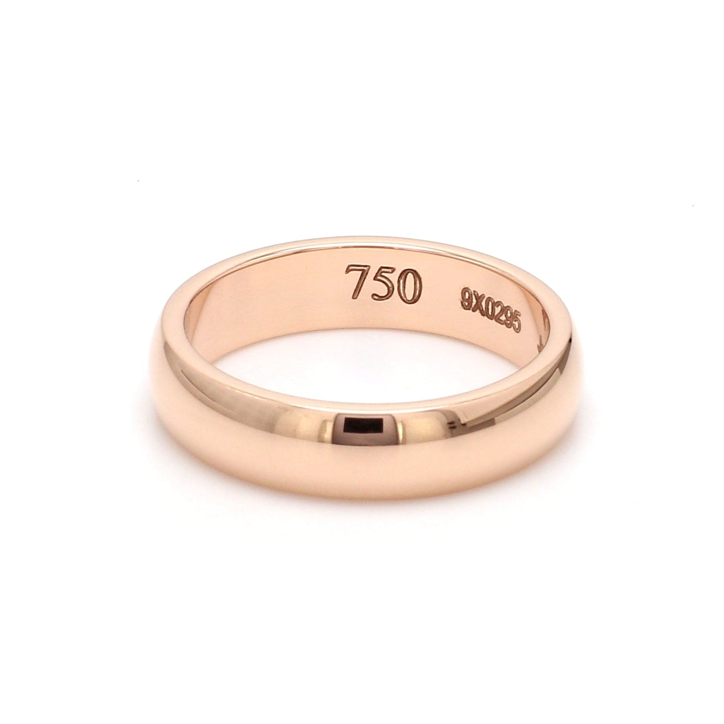 5mm 18K Rose Gold Ring JL AU 257