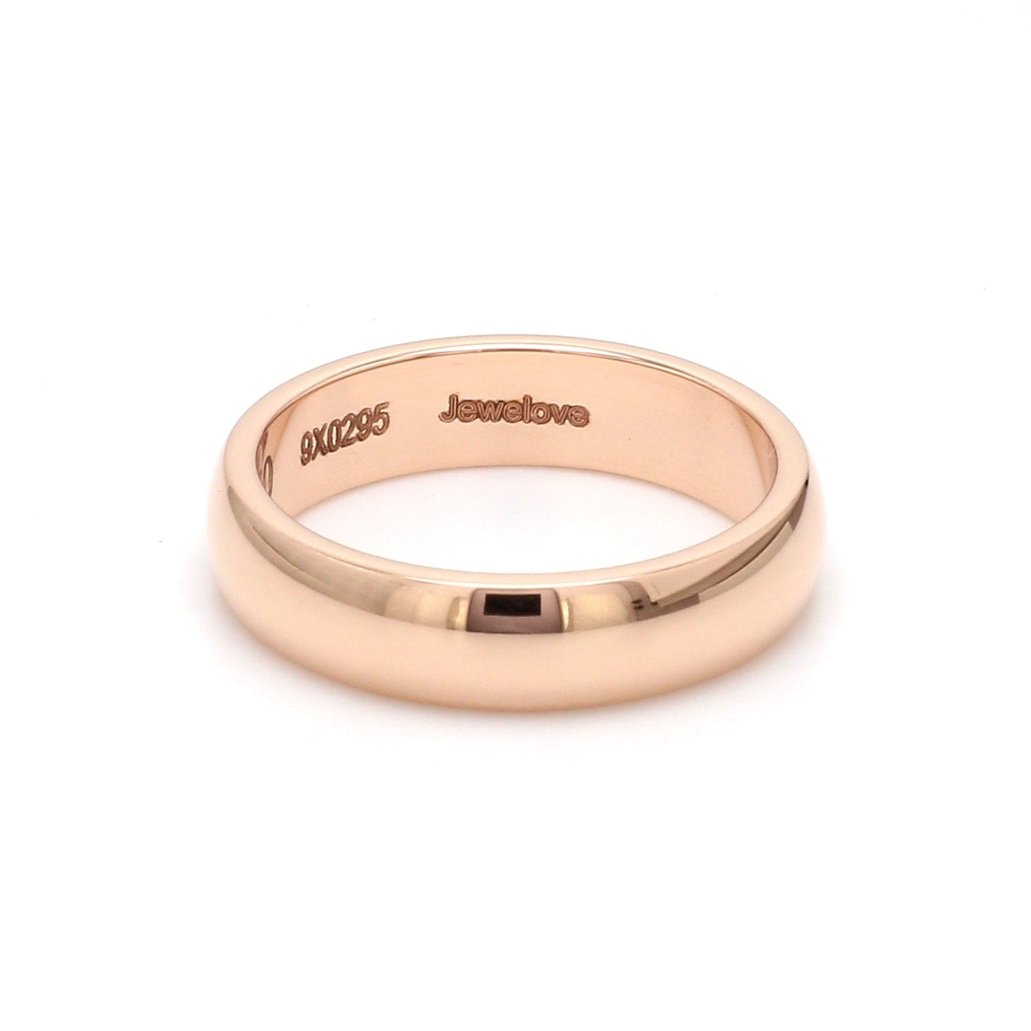 5mm 18K Rose Gold Ring JL AU 257 - Main Image